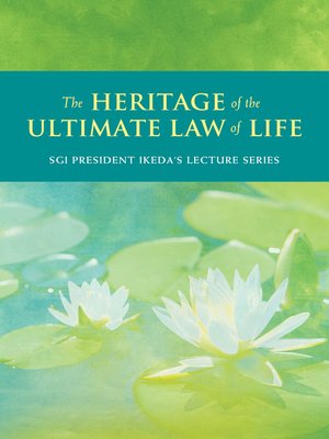 cover image of The Heritage of the Ultimate Law of Life